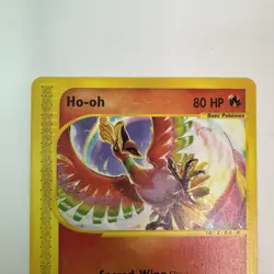 Ho-Oh # 52 WOTC Black Star PROMO Pokemon Stamped Card LP+ - Image 2