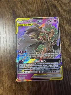 Trevenant & Dusknoir GX Full Art Tag Team SM217 Pokemon Sun & Moon Promo - Image 1
