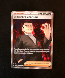 Pokemon Card TCG - Giovanni's Charisma 197/165 - S&V 151 - Ultra Rare - NM ⭐ - Image 1