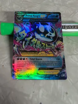 Pokemon TCG Primal Kyogre-EX Primal Clash 55/160 Holo Holo Rare EX 2014 - Image 1