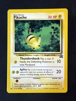 Pikachu 27/53 Wotc Black Star Promo Pokemon - Image 1