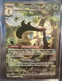 Pokemon TCG Meowscarada EX 256/193 Paldea Evolved Special Illustration Rare Holo - Image 1