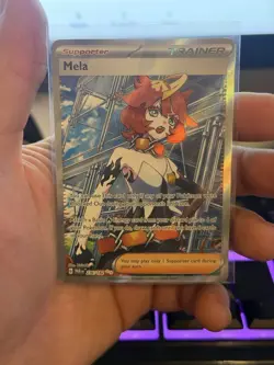 Pokemon Mela SAR 236/182 Paradox Rift English Trainer Full Art Ultra Rare NM - Image 1