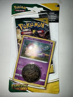 Pokemon Evolving Skies Checklane Blister Pack Slowpoke Promo Umbreon Pack New! - Image 1