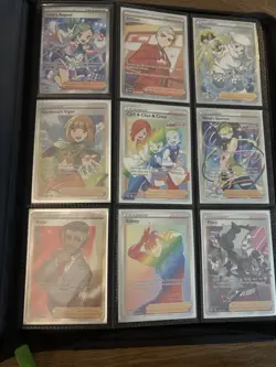 Pokemon Binder Lot - V, VMAX & Full Art Trainers - Great Collection - Image 1