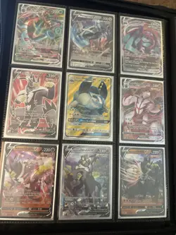 Pokemon Binder Lot - V, VMAX & Full Art Trainers - Great Collection - Image 5