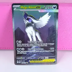 Pokemon Mega Absol ex 180/132 Mega Evolution SIR LP - Image 1