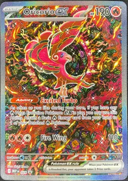 Oricorio ex Mega Evolutions 024 Pokemon Black Star Promo NM - Image 1
