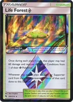 Life Forest [Prism Star] - 180/214 - Holo Rare LP, English Pokemon Lost Thunder - Image 1