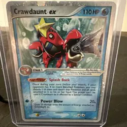 Pokemon TCG Crawdaunt ex EX Holon Phantoms 99/110 Holo Holo Rare EX - Image 1