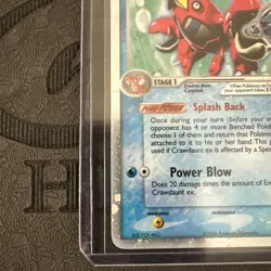 Pokemon TCG Crawdaunt ex EX Holon Phantoms 99/110 Holo Holo Rare EX - Image 3