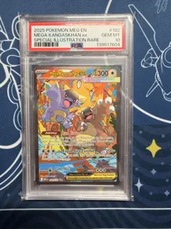 2025 POKEMON MEGA EVOLUTION SPECIAL ILLUSTRATION RARE MEGA KANGASKHAN EX PSA 10 - Image 4