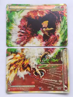Pokemon Karte Ho-Oh-Legende komplett near mint Holo Deutsch HGSS 111/123 112/123 - Image 1