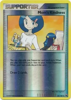 1x Mom's Kindness - 83/100 - Uncommon - Reverse Holo Lightly Played Pokemon Diam - Image 1