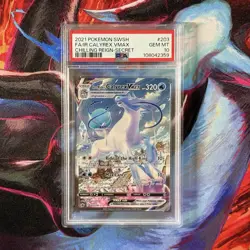 Pokemon Ice Rider Calyrex VMAX (Alternate Art Secret) 203/198 - PSA 10 - Image 1