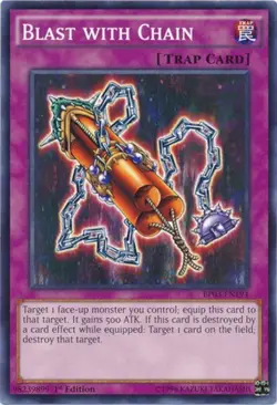 Blast with Chain - BP03-EN194 - Common - 1st Edition - Lightly Played - Image 1