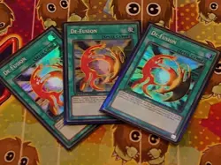 3 x De-Fusion STP4-EN011 Super Rare Mint Speed Duel Tournament 4 Yugioh Playset - Image 1