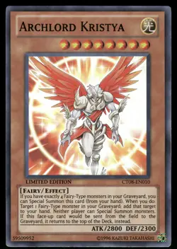 Yugioh! Archlord Kristya CT08-EN010 Super Rare LP - Image 1