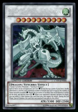 Yugioh! Shooting Star Dragon CT07-EN004 Secret Rare MP - Image 1