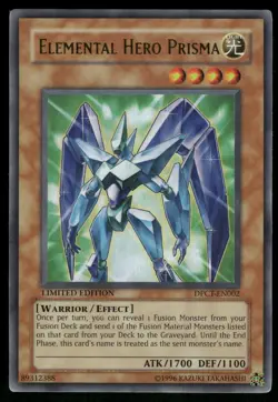 Yugioh! Elemental Hero Prisma DPCT-EN002 Ultra Rare MP/HP - Image 1