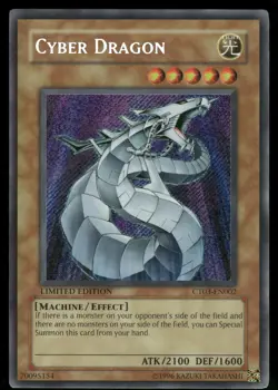 Yugioh! Cyber Dragon CT03-EN002 Secret Rare HP - Image 1