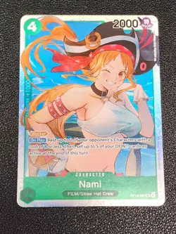 One Piece CCG Nami OP14-031 SR The Azure Sea's Seven Foil English - Image 1