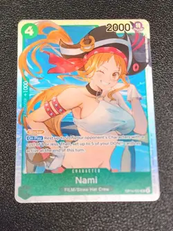 One Piece CCG Nami OP14-031 SR The Azure Sea's Seven Foil English - Image 2