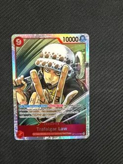 Trafalgar Law SR Super Rare OP14-009 One Piece TCG English IN-HAND - Image 1