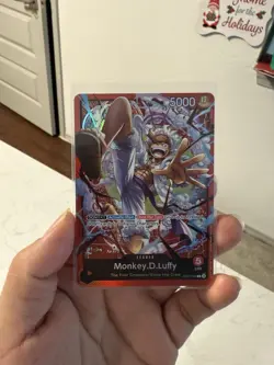 One Piece CCG Monkey.D.Luffy ST21-001 Leader English Edition Near Mint Condition - Image 1