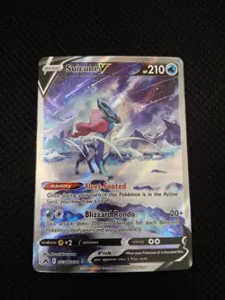 Suicune v GG38/GG70 Crown Zenith: Galarian Gallery Holo Pokemon Card TCG - Image 1