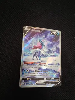 Suicune v GG38/GG70 Crown Zenith: Galarian Gallery Holo Pokemon Card TCG - Image 2