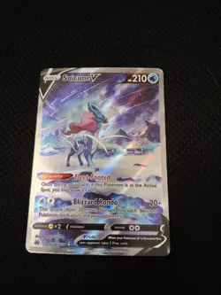 Suicune v GG38/GG70 Crown Zenith: Galarian Gallery Holo Pokemon Card TCG - Image 3