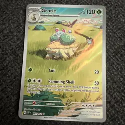 Grotle 164/162 Temporal Forces Illustration Rare Card Pokemon TCG NM - Image 1