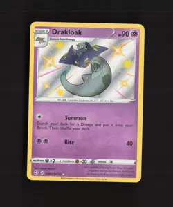 Drakloak SV061/SV122 Shining Fates Shiny Holo Rare Pokemon Card NM - Image 1