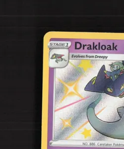 Drakloak SV061/SV122 Shining Fates Shiny Holo Rare Pokemon Card NM - Image 3