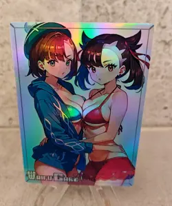 Marnie Pokemon Trading Card Waifu Goddess Story Anime Girl holo Karte Manga - Image 1