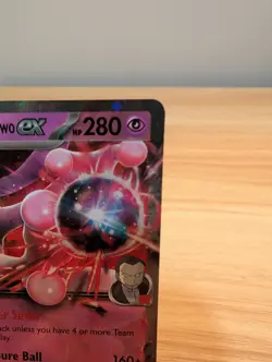 Pokemon Card Team Rocket’s Mewto Ex 081/182 Destined Rivals Double Rare NM - Image 4