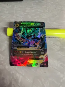 M Rayquaza EX 61/108 XY Roaring Skies 2015 Holo Rare Pokemon Card TCG - Image 4