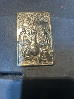 1999 Burger King Pokemon Charizard Nintendo 23K Gold Plated Trading Card - Image 1