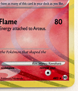 Pokemon TCG Arceus AR3 2009 Platinum Arceus Holo Rare Card - LP - Image 5