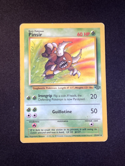 Pokemon WOTC Card - Pinsir - Jungle Set - Non-Holo Rare - 25/64 - LP - Image 1