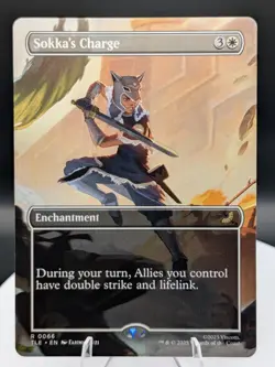Sokka's Charge (Borderless) Regular: Avatar ATLA Eternal-Legal MTG (NM) - Image 1