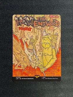 Hew The Entwood Borderless Poster M 0737 Lord Of The Rings LTR MTG NM - Image 1