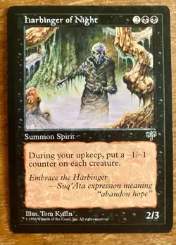 Harbinger of Night R Mirage # NM Normal - Image 1