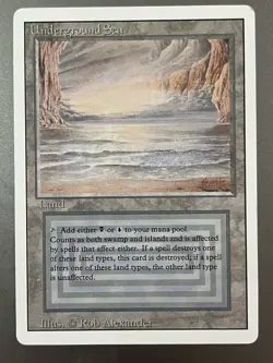 Magic: The Gathering MTG Underground Sea Revised (2 Of 2) - Image 1