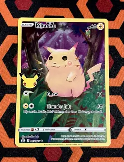 Pikachu - 005/025 Celebrations 25th Anniversary Pokemon TCG / Sword & Shield - Image 1