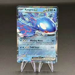 Kyogre ex 178 Holo Rare Scarlet & Violet Black Star Promo Pokemon Card #178 TCG - Image 1