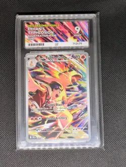 ETHANS TYPHLOSION 190/182 DESTINED RIVALS ILLUSTRATION RARE POKEMON ACE 9 MINT - Image 1