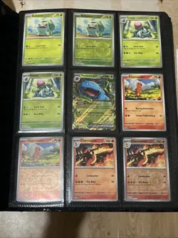 Pokemon 151 Master Set All Cards And Reverse Holos All N/M In Ultra Pro Binder - Image 5