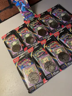 Lot of 11 Pokemon TCG Mega Evolution Phantasmal Flames Blister Pack Promo Sealed - Image 2